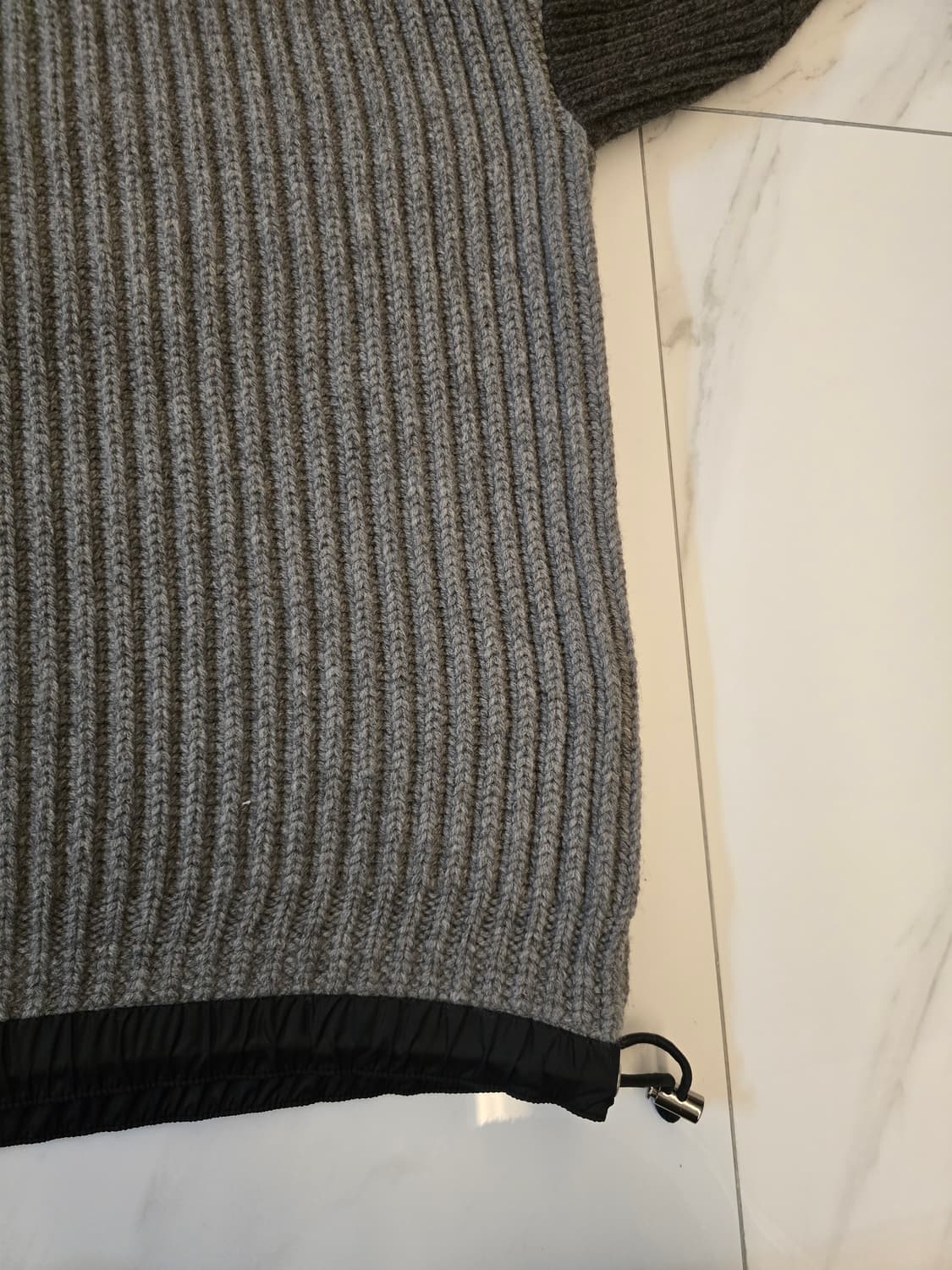 사카이 울 스트링 스웨터 상품이미지5