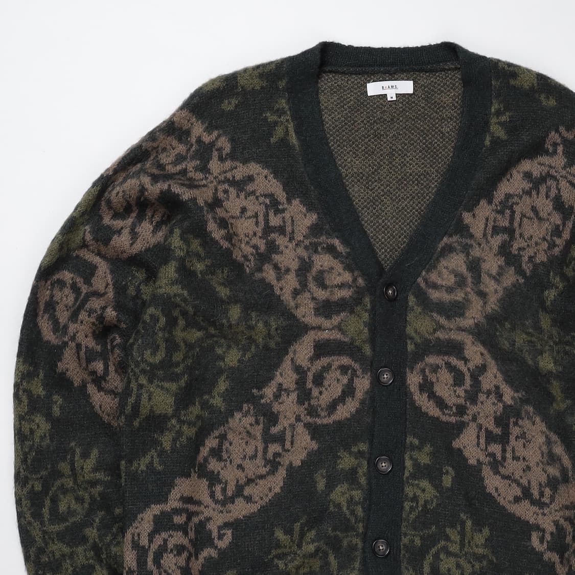 Beams 모헤어 혼방 보테니컬 가디건   상품이미지3
