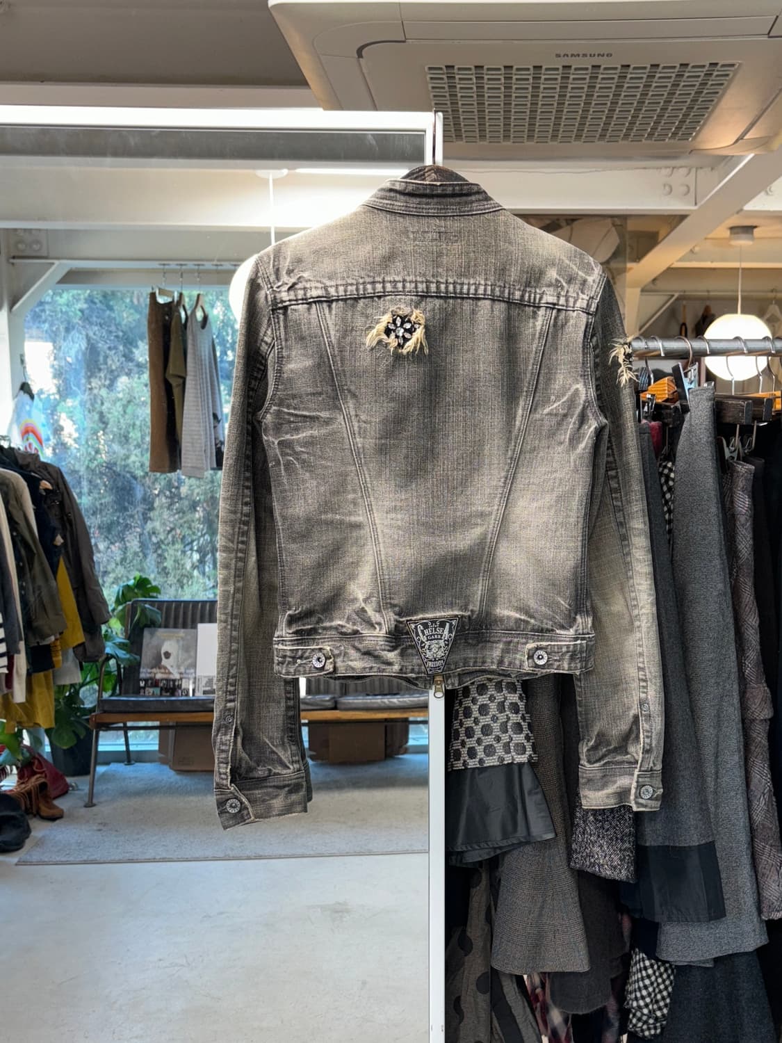 Chelsea garb 집업 데님 자켓 상품이미지2