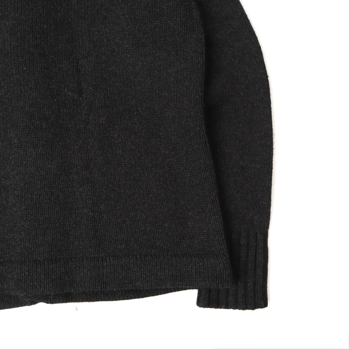 폴로 랄프로렌 챠콜 우드버튼 헤비 울 숄카라 가디건 상품이미지7