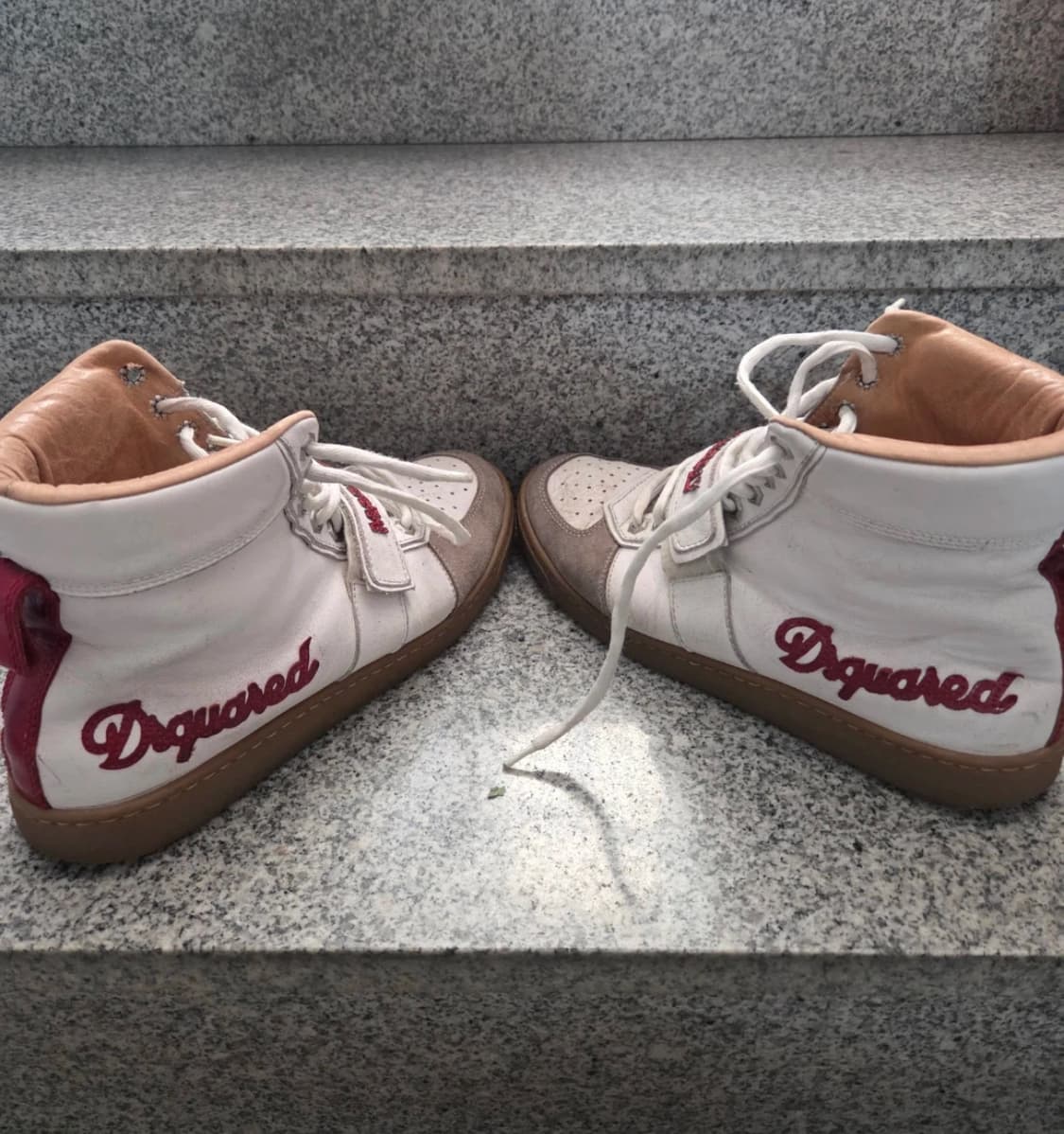 Dsquared2 디스퀘어드 레더하이탑  스니커즈  상품이미지3