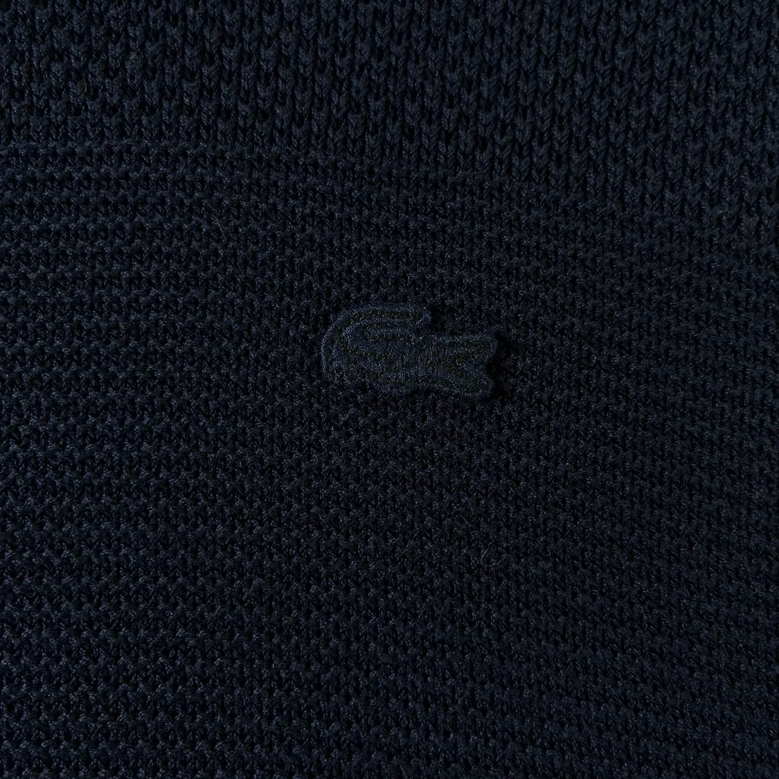 Lacoste  라코스테 코튼 네이비 크루넥 니트  상품이미지4