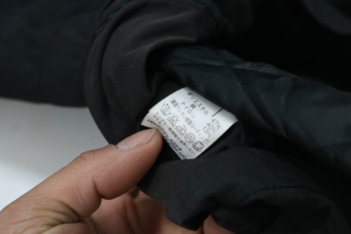 블랙 퀼팅 라이너 후드 필드 자켓 (XL) 상품이미지10