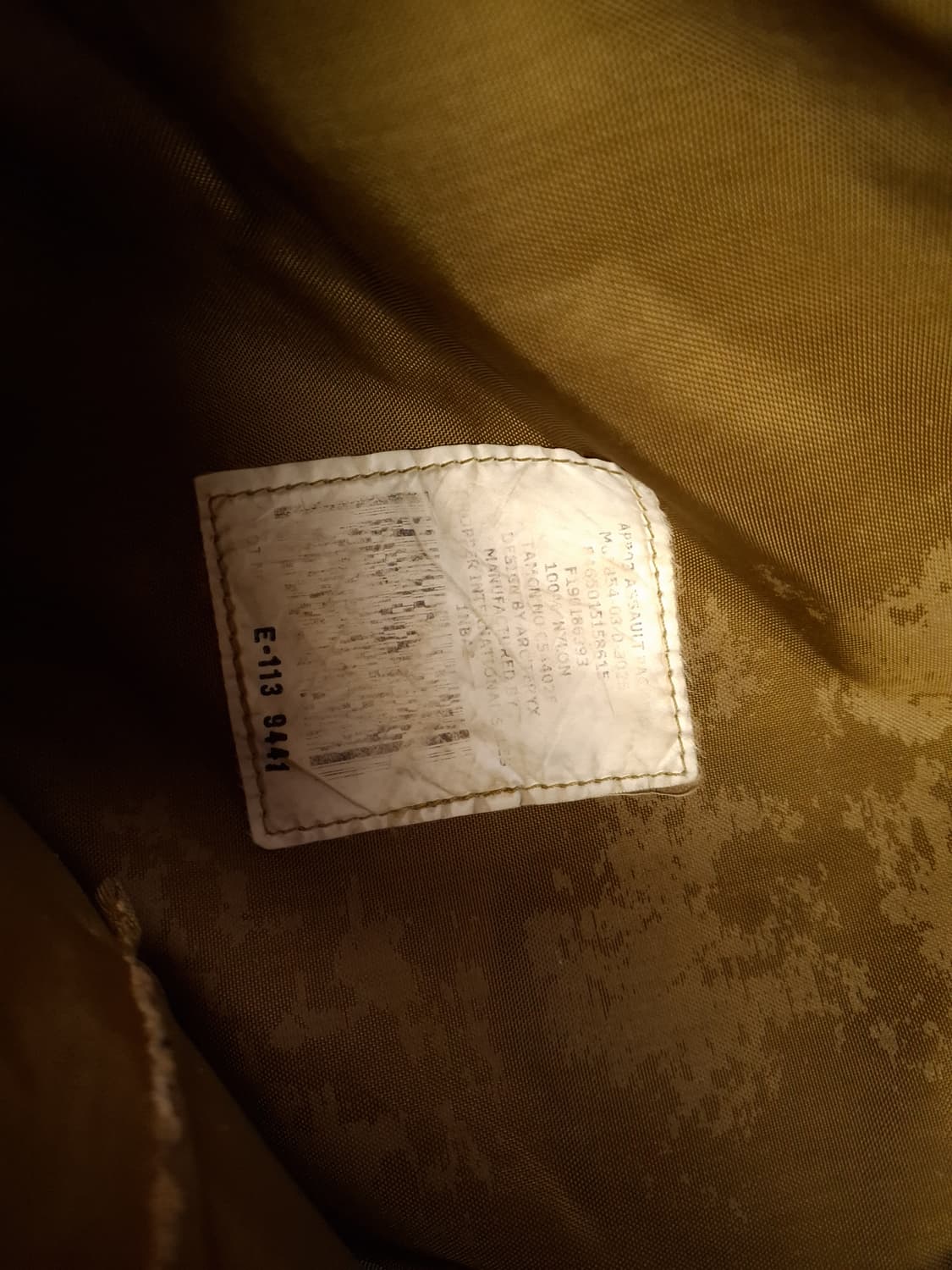 오리지날 미국제조 미해병대 X 아크테릭스 일베 어썰트배낭 상품이미지4