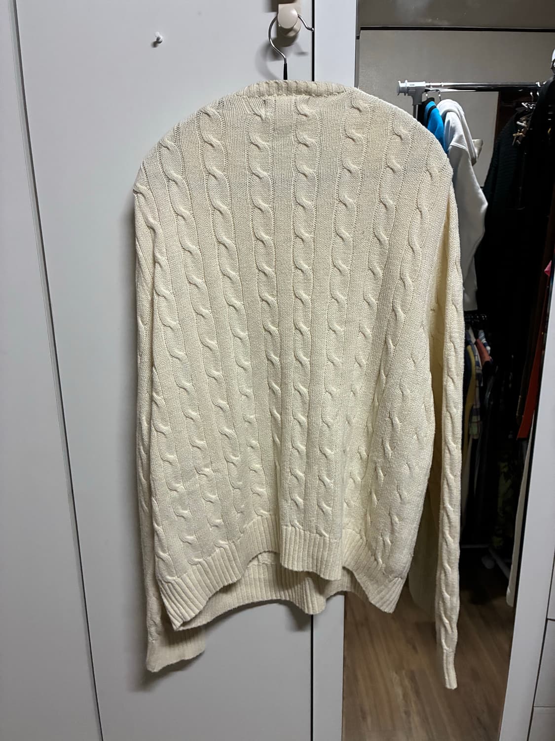 폴로 아이보리 니트 XL/105 상품이미지6