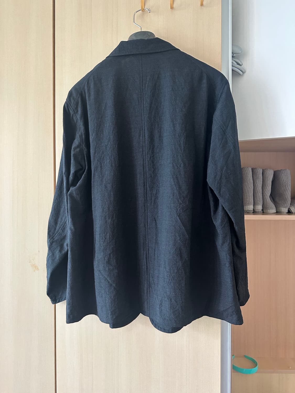 코모리 24ss 써머 울 자켓 차콜 3사이즈 상품이미지2