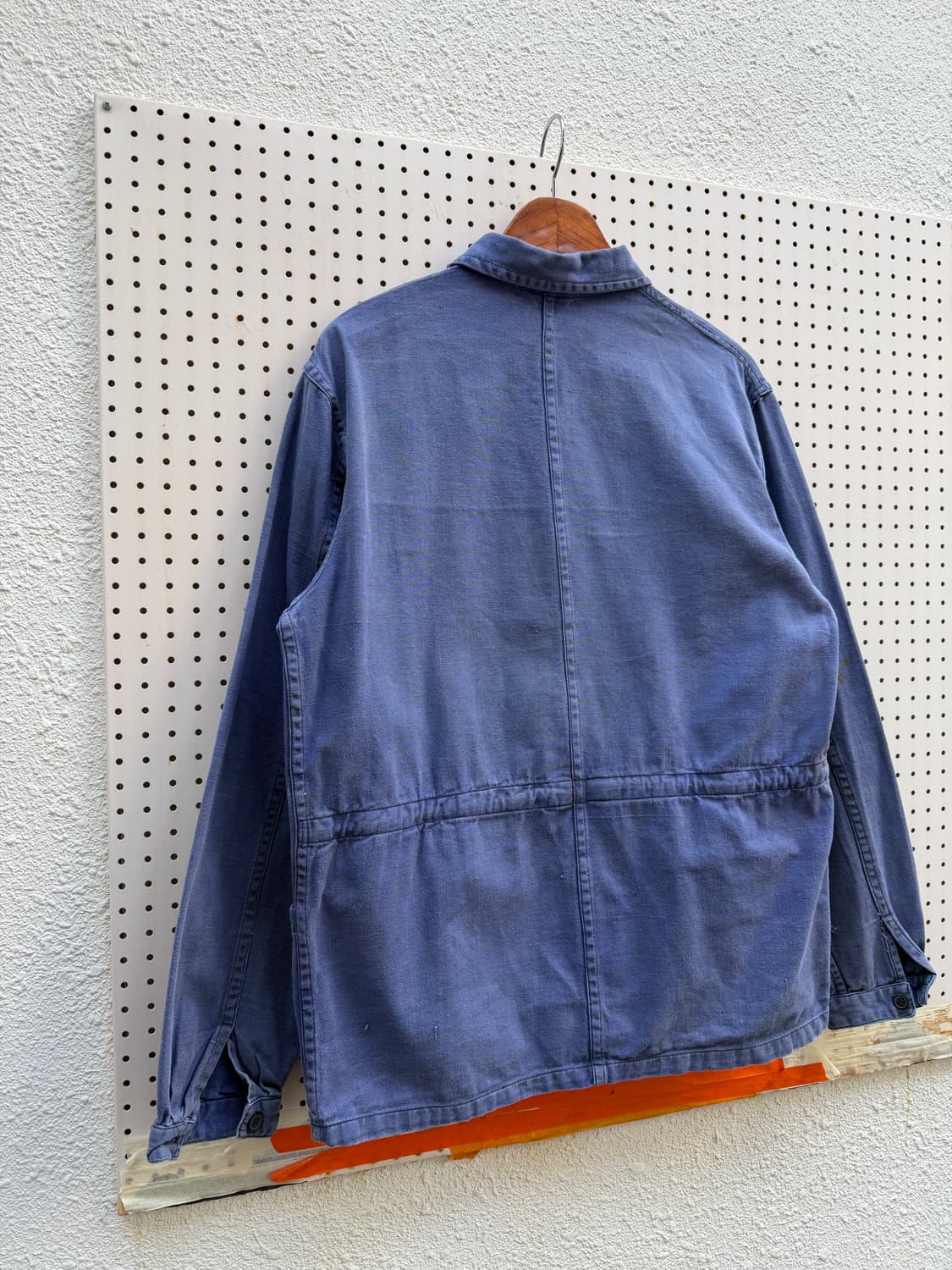 WASHED BLUE OLD VINTAGE FRENCH 프렌치워크자켓 상품이미지8