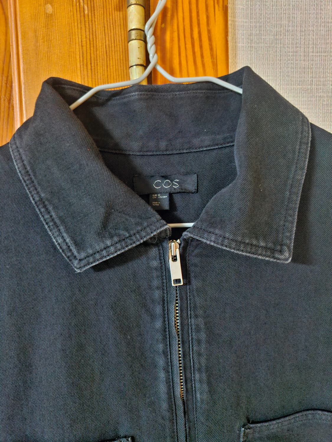 COS 코스 블랙 하프집업 셔츠자켓 M 상품이미지2
