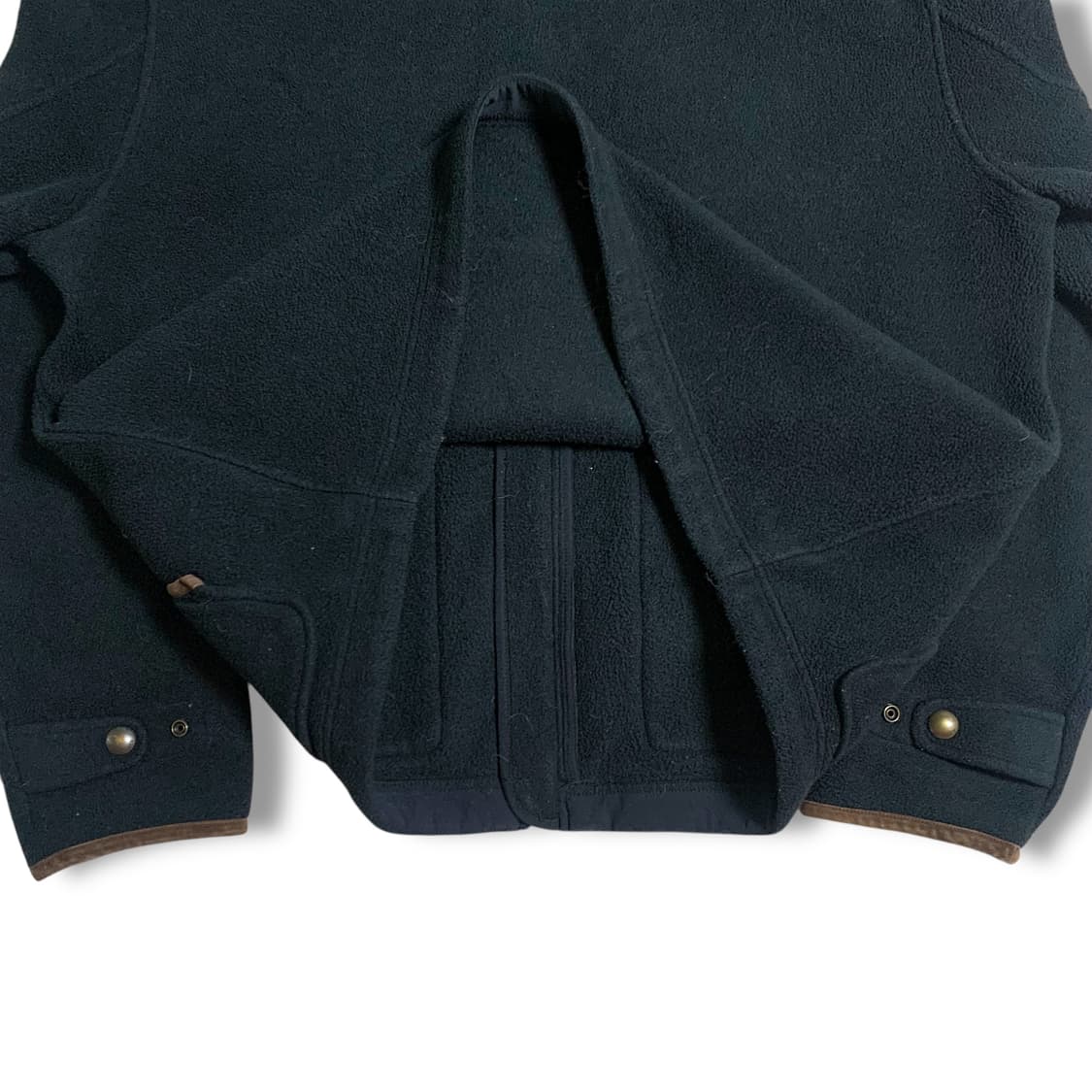 [XL~2XL] 폴로 스웨이드 트리밍 플리스 집업 자켓 상품이미지8