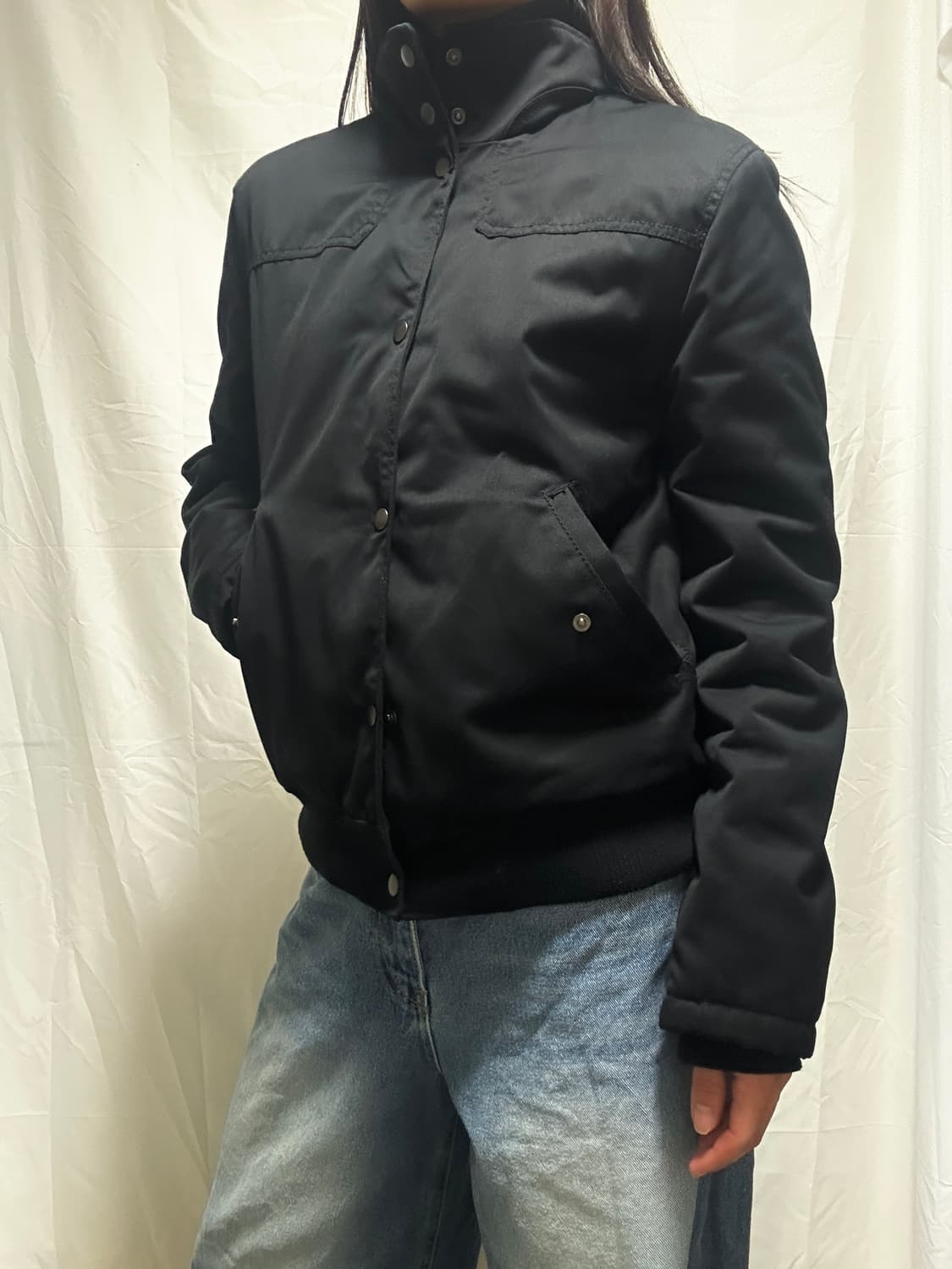 H&M 블랙 빈티지 자켓 상품이미지5