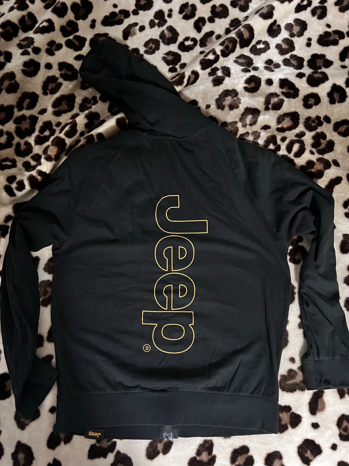 지프 블랙 후드집업 상품이미지2