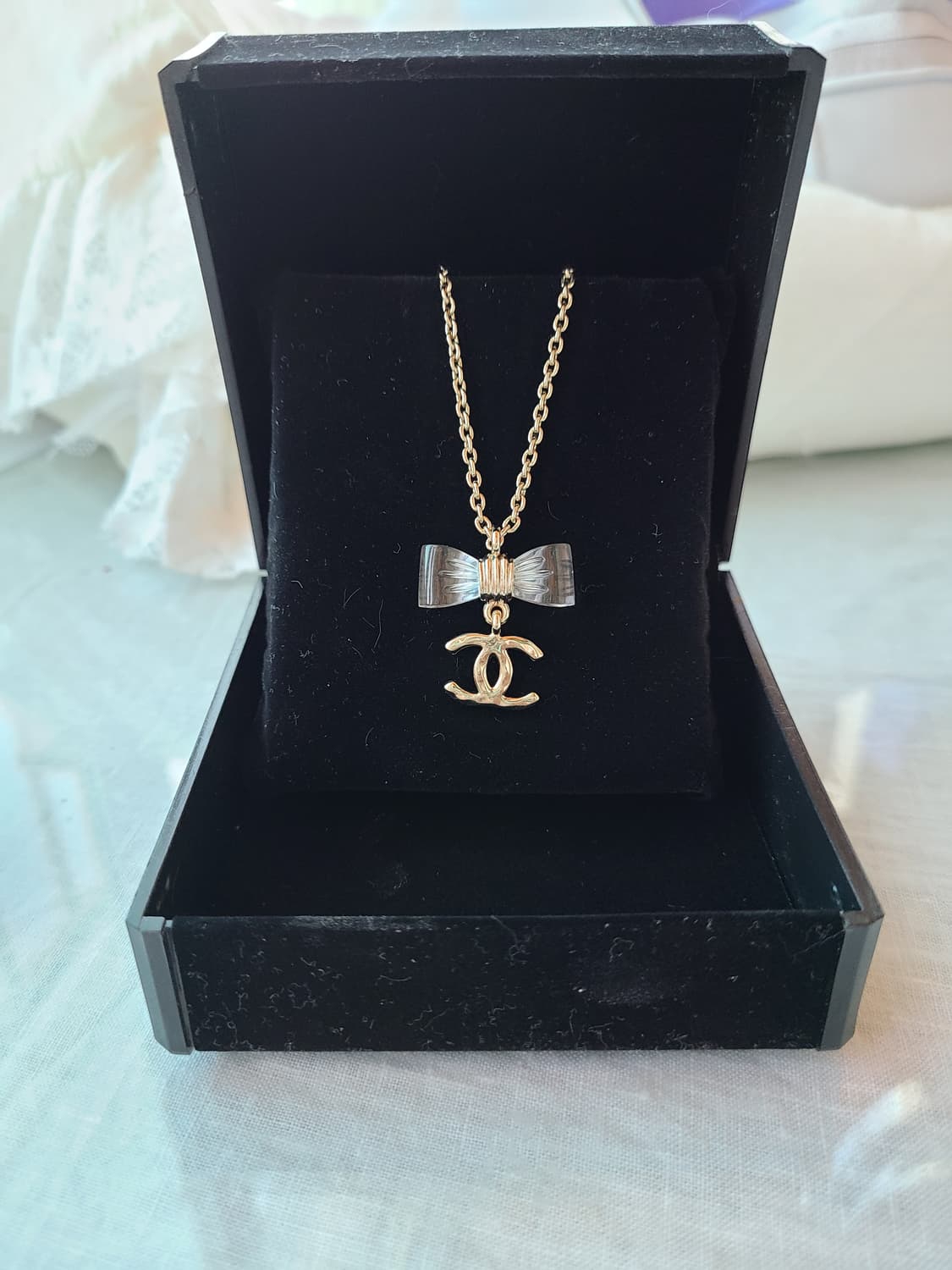 샤넬 업사이클링 리본목걸이 상품이미지5
