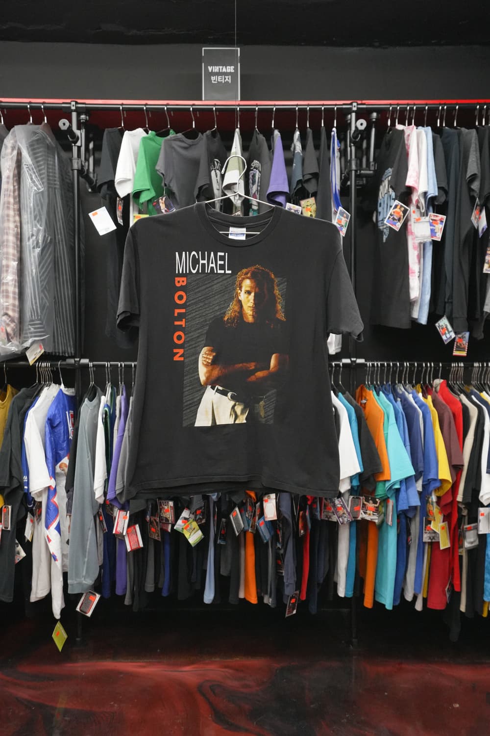 1991년 빈티지 싱글 스티치 마이클 볼튼 Tour 티셔츠 상품이미지2