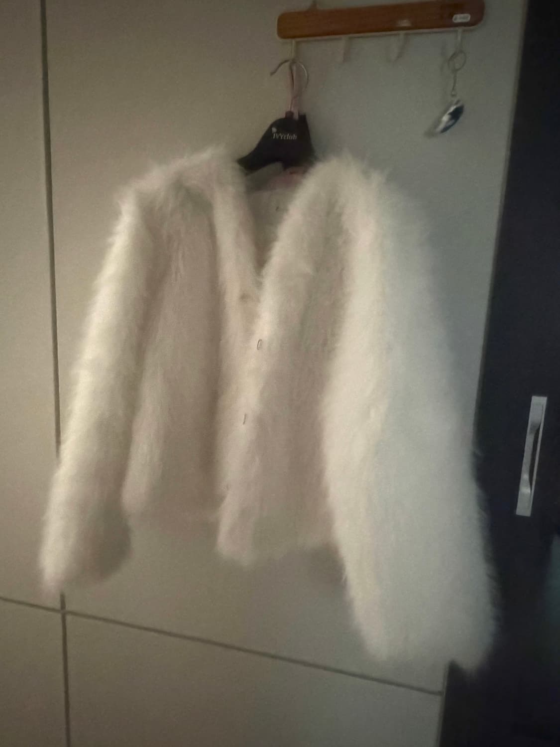 아이보리 퍼자켓 상품이미지2