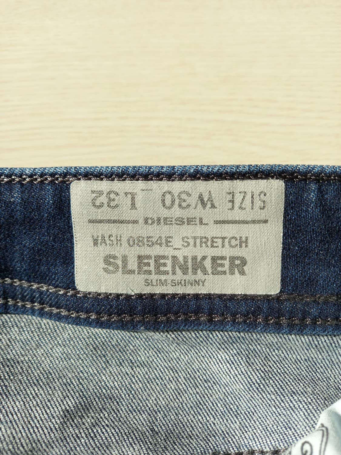 30 DIESEL 골반 워싱 스판스키니 진청 30-145 상품이미지8