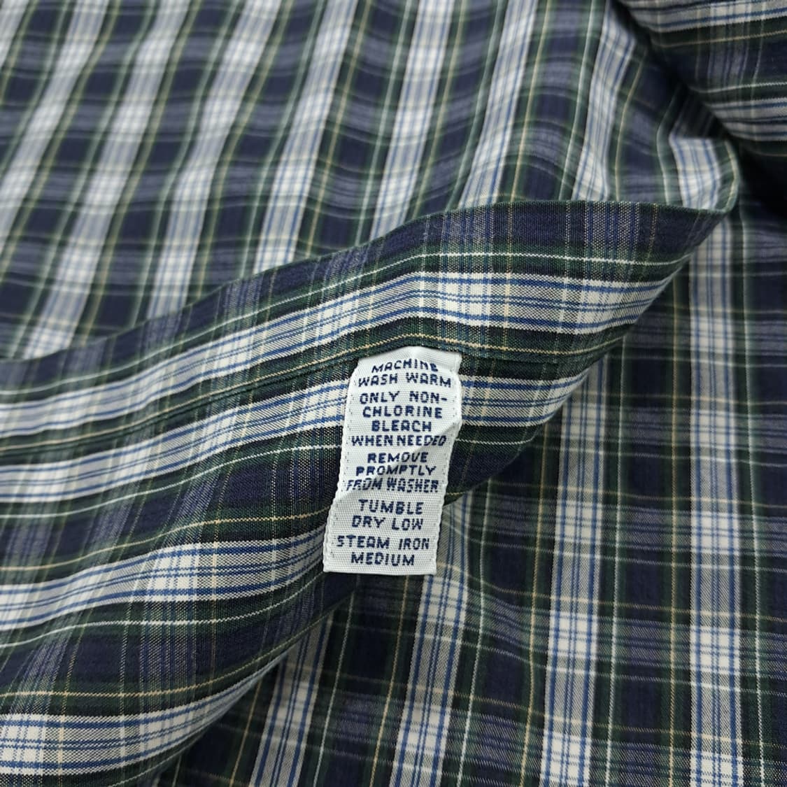CN314 2XL 폴로 랄프로렌 블랙워치 스몰타탄체크 긴팔 셔츠 남방 상품이미지7