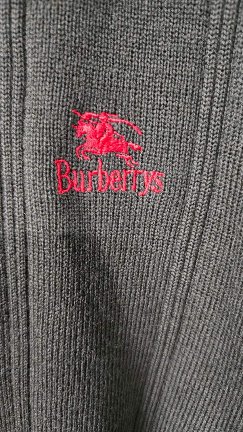 90's 버버리 코만도 울 니트 상품이미지2