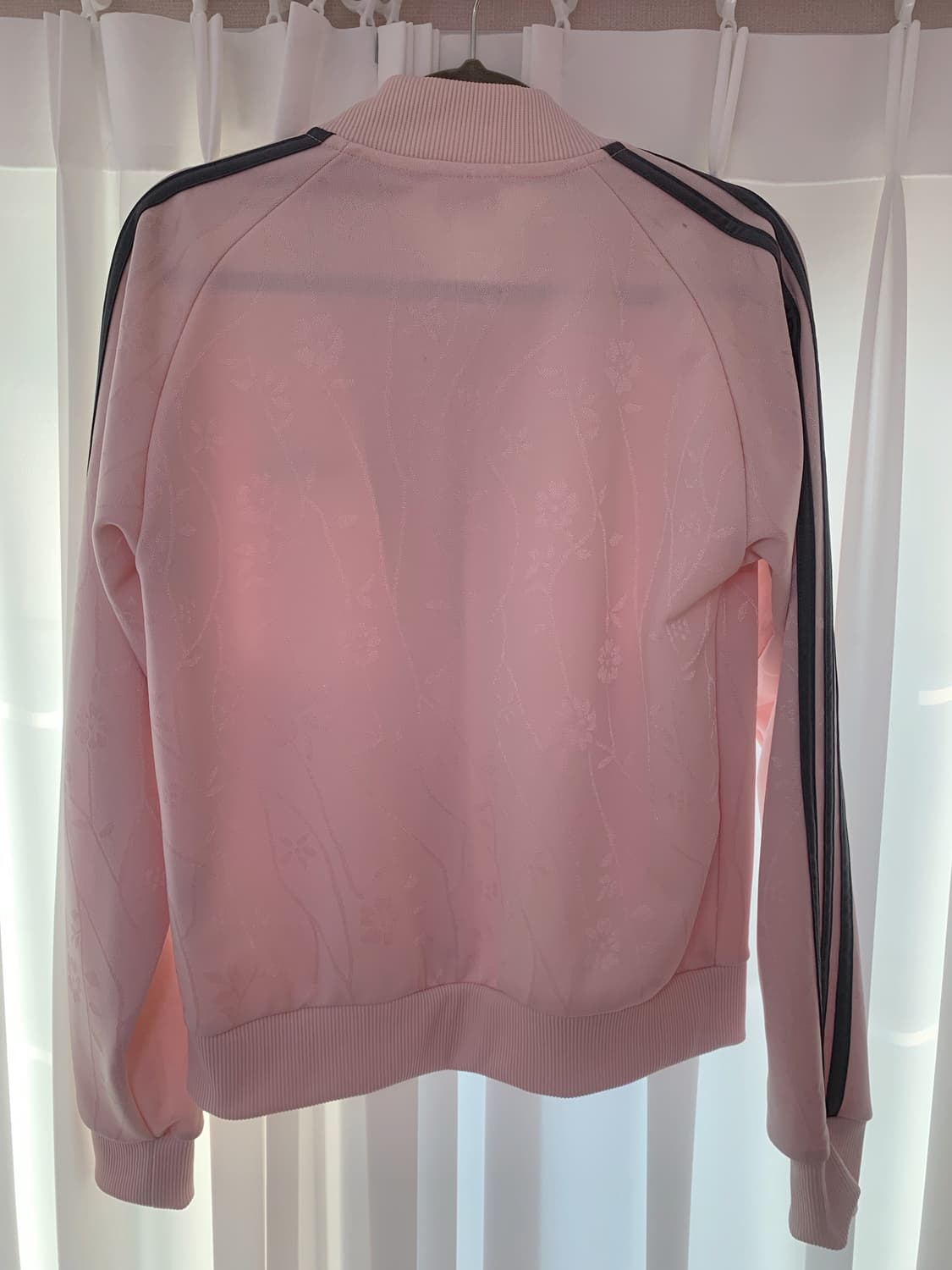 아디다스 회색트랙배색 핑크 져지 상품이미지3