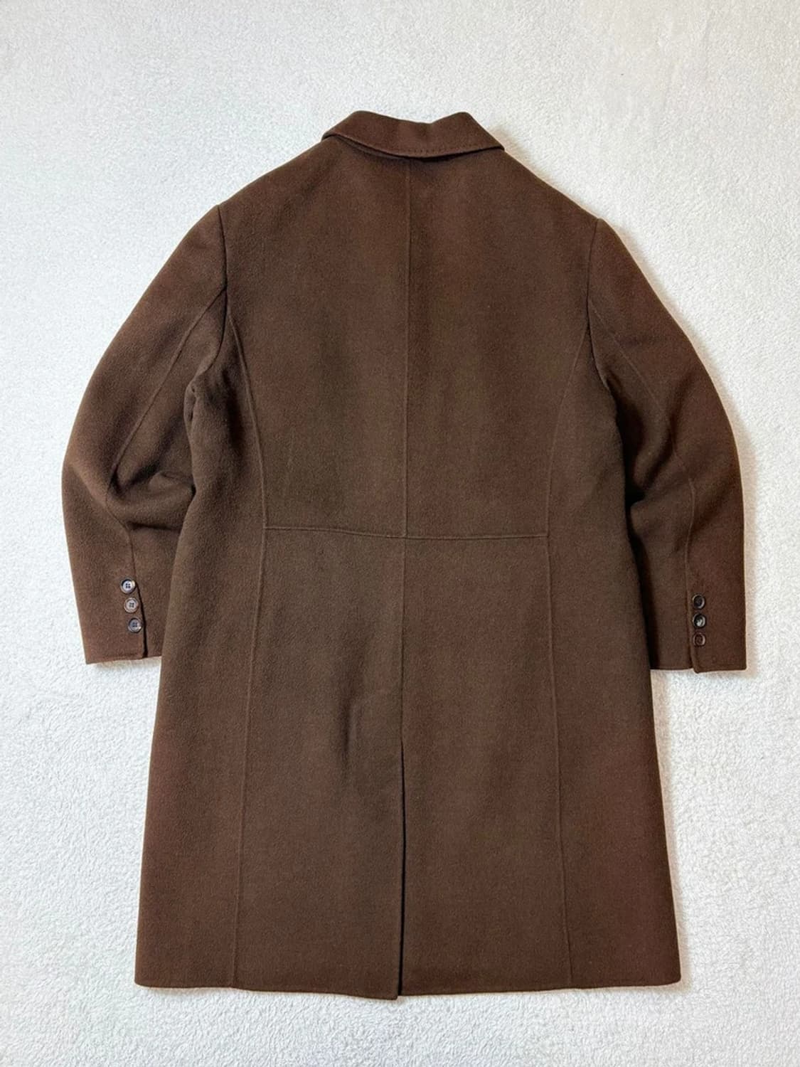 솔리드옴므 10's 울 앙고라 양가죽 배색 롱 코트 PN6292    상품이미지6