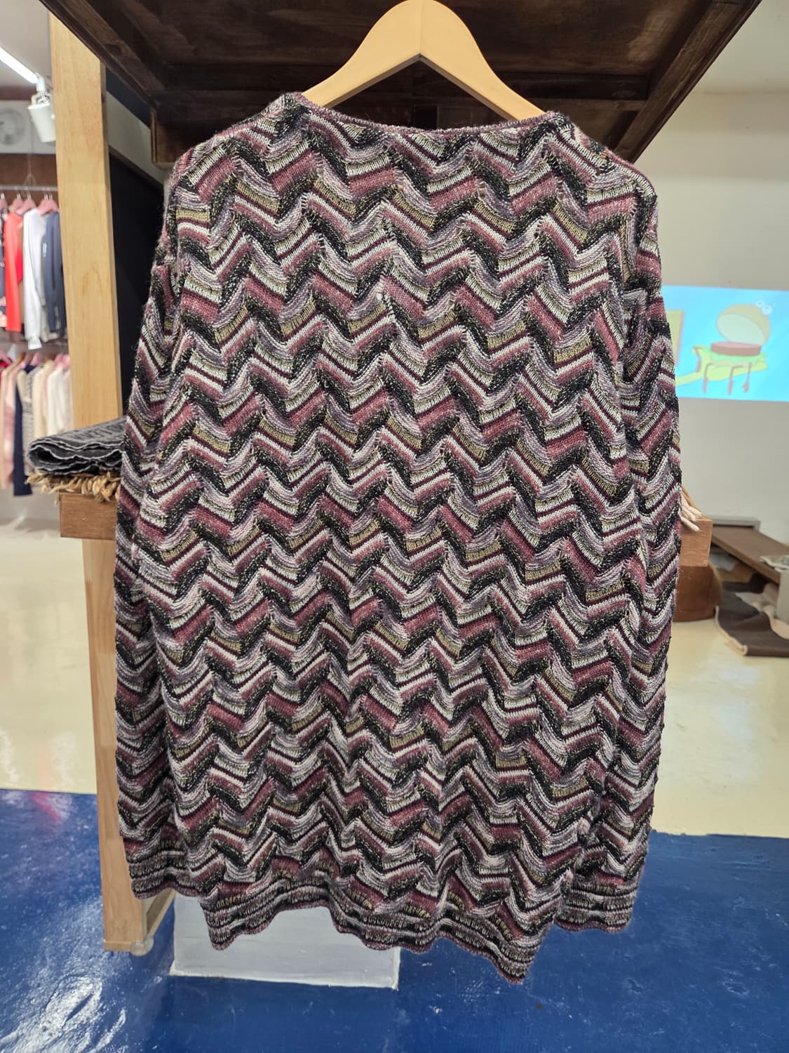 MISSONI 미쏘니 Italy 모헤어 혼방 가디건 상품이미지5