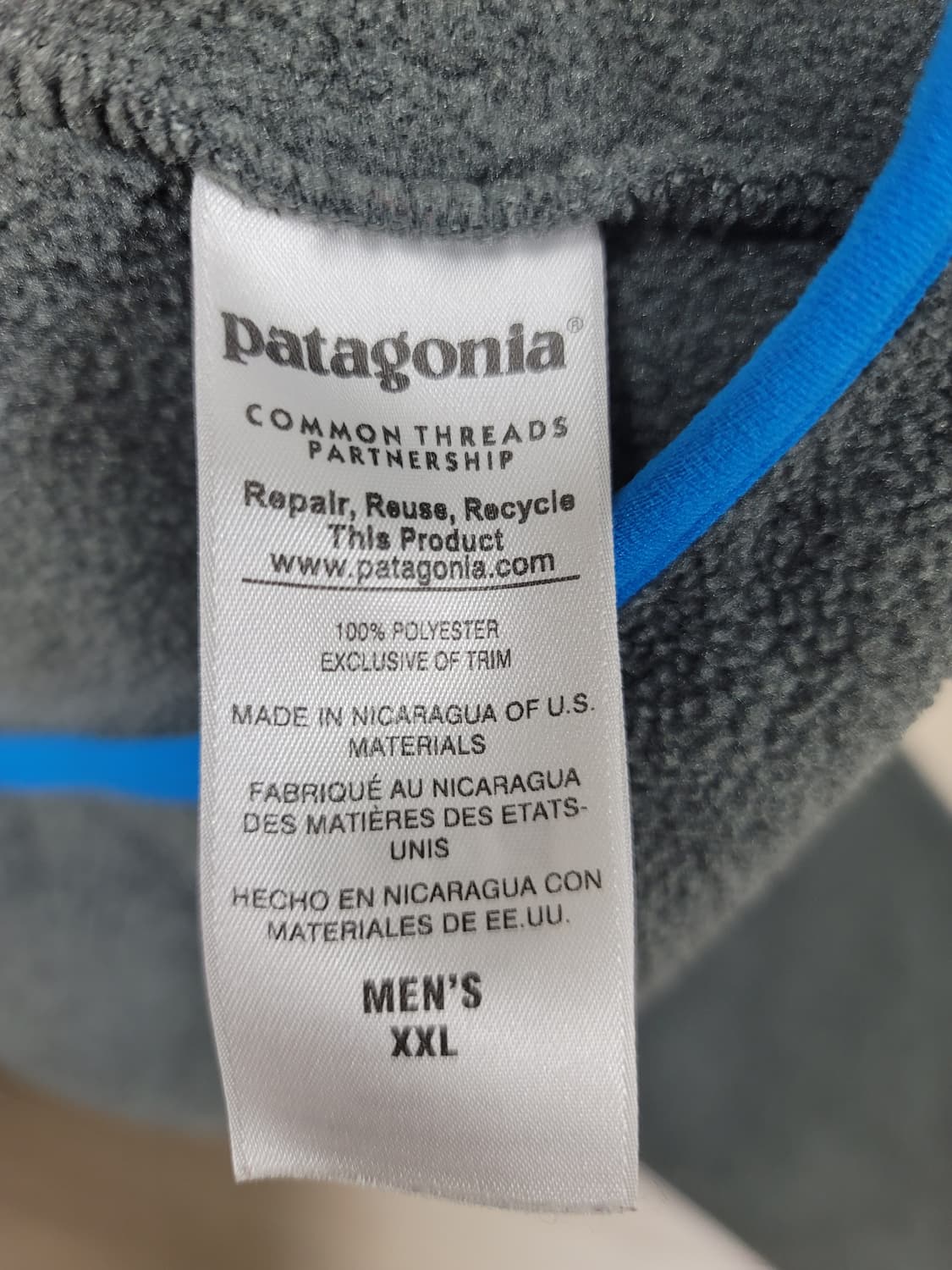 [XXL] <상태최상> 파타고니아 신칠라 라이트웨이트 니켈블루 상품이미지5