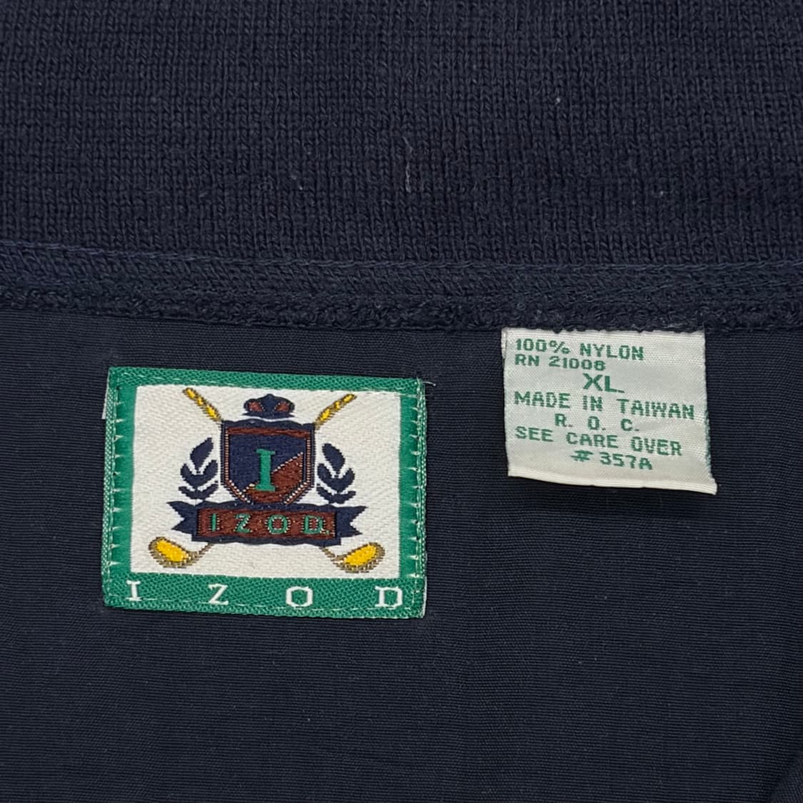 레어 90s USA 빈티지 아이조드 아노락 골프 풀오버 바람막이 상품이미지5