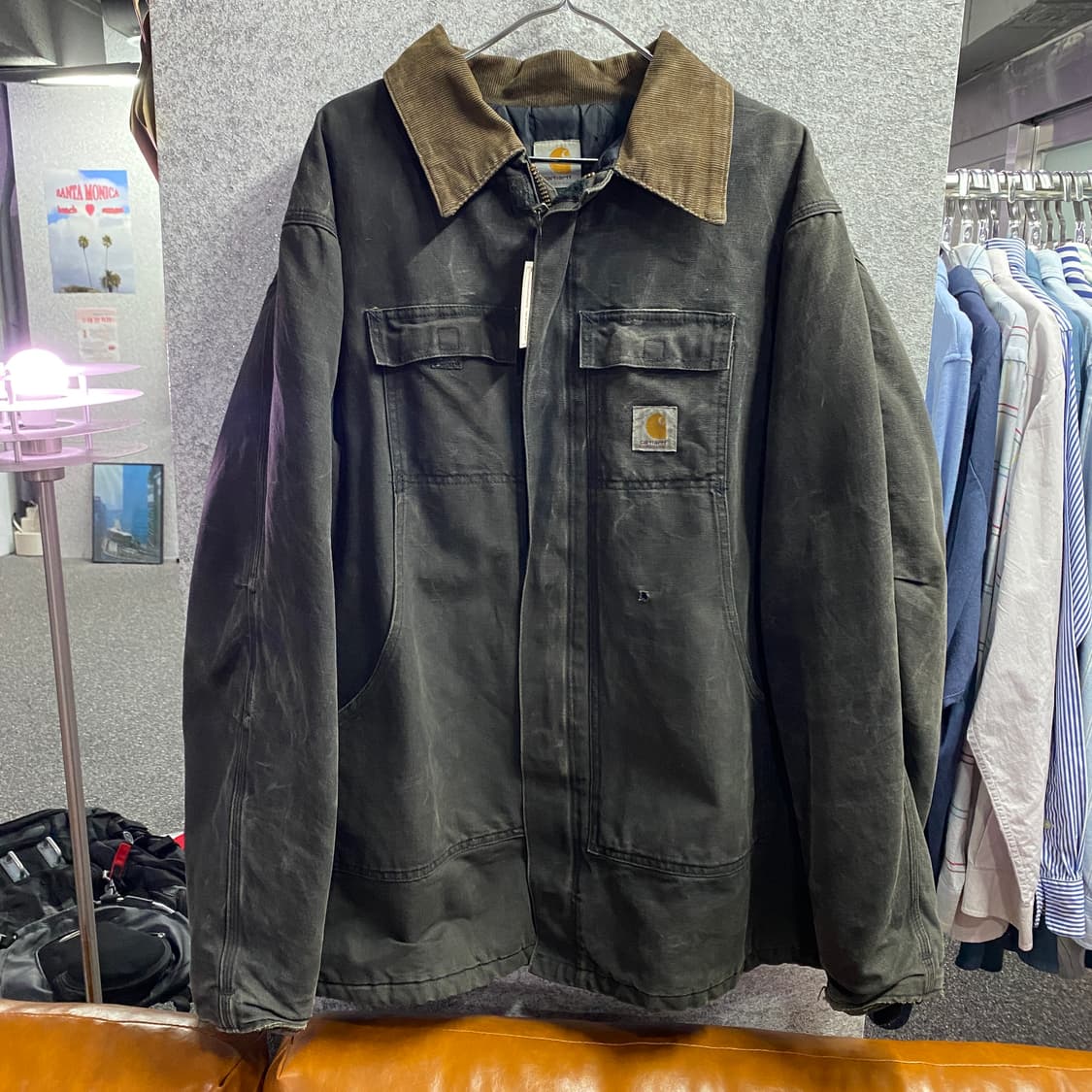 칼하트 90s 덕캔버스 트래디셔널 코트 워크 자켓 B4079 상품이미지2