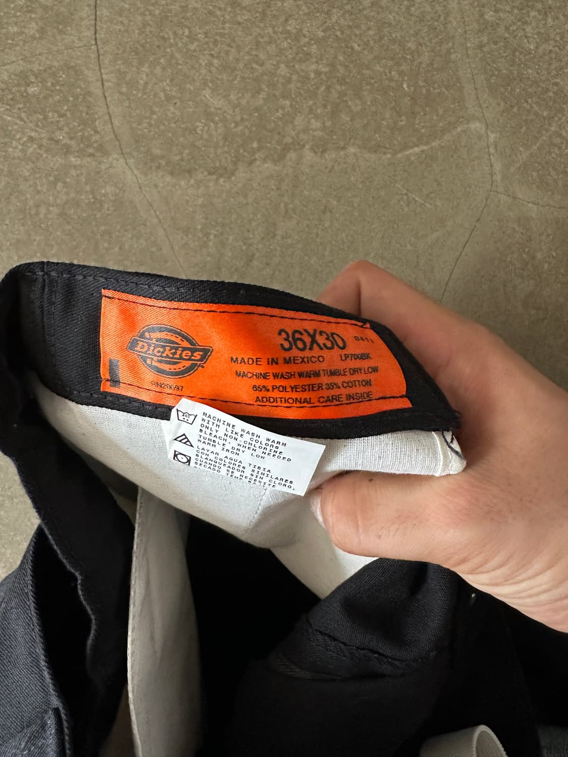 Dickies 874 워크 팬츠 블랙 상품이미지5