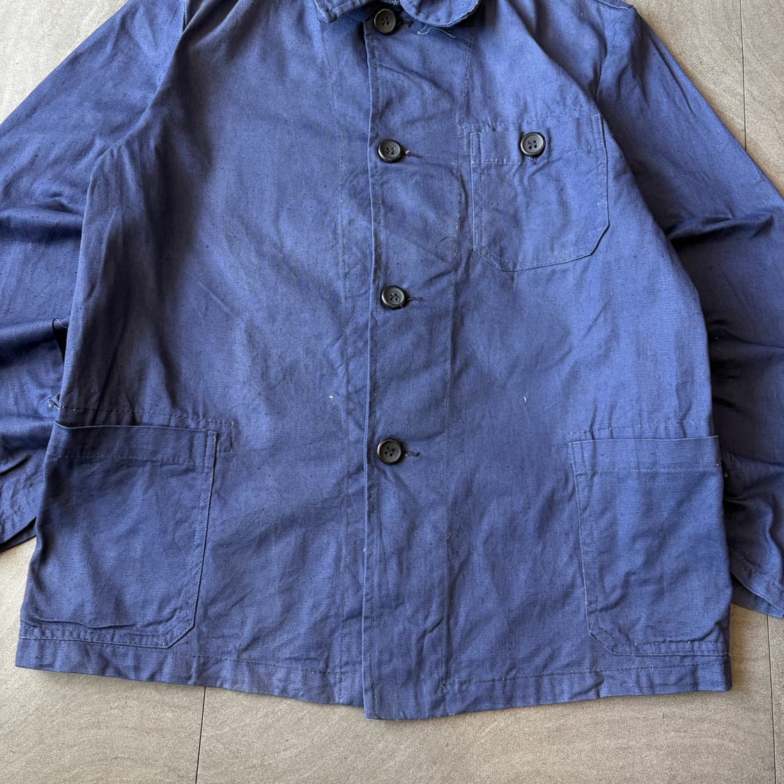 90년대 빈티지 프랑스 생산 프렌치 워크 트윌코튼 자켓 상품이미지4