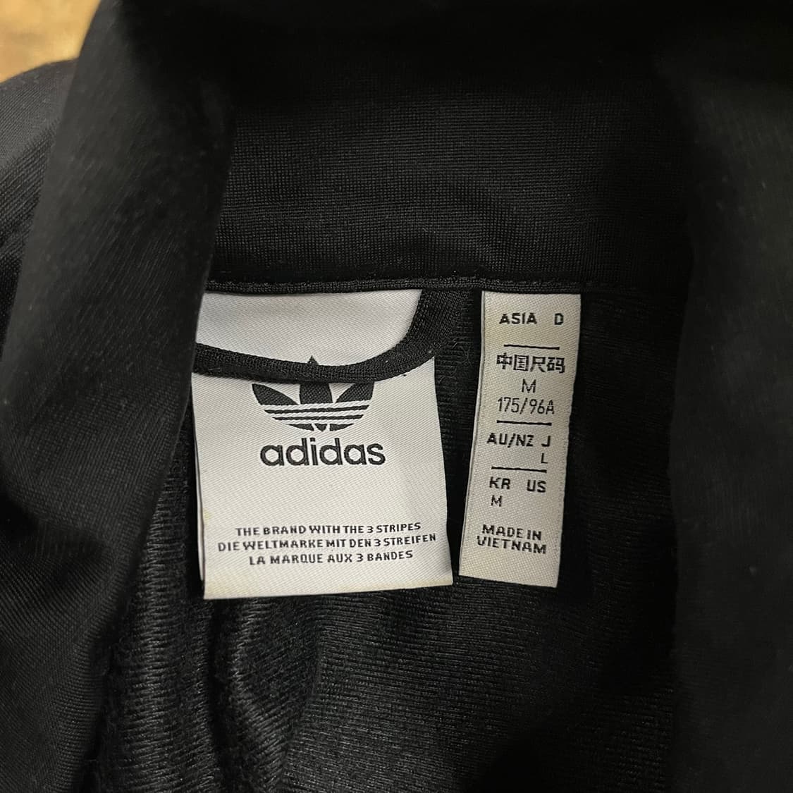 [정품/M] 아디다스 파이어버드 트랙탑 져지 블랙 b18 상품이미지6