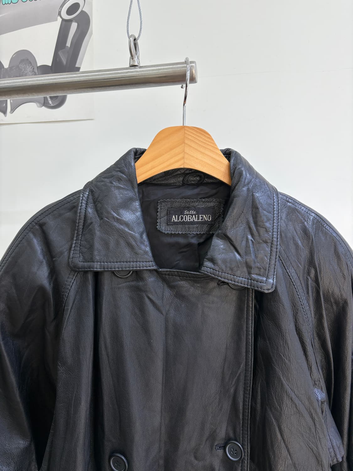 ALCOBALENO 레더코트 상품이미지2