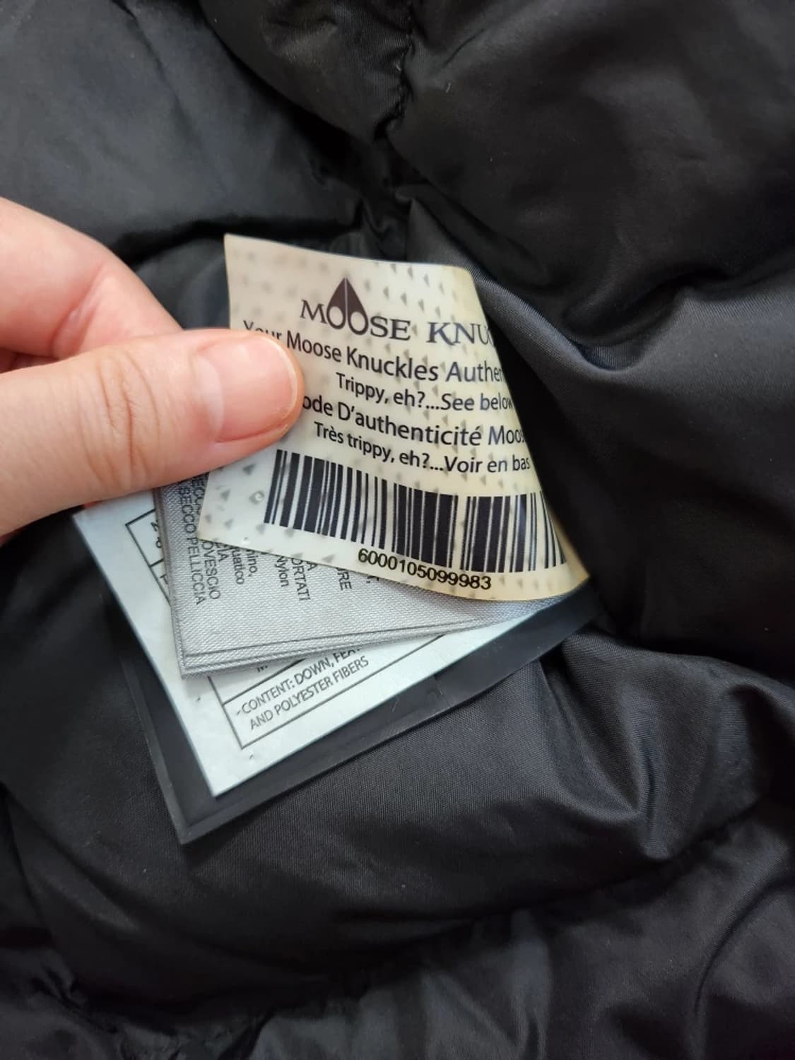 정품 무스너클 패딩 판매합니다 [드라이 클리닝 완료] 상품이미지2