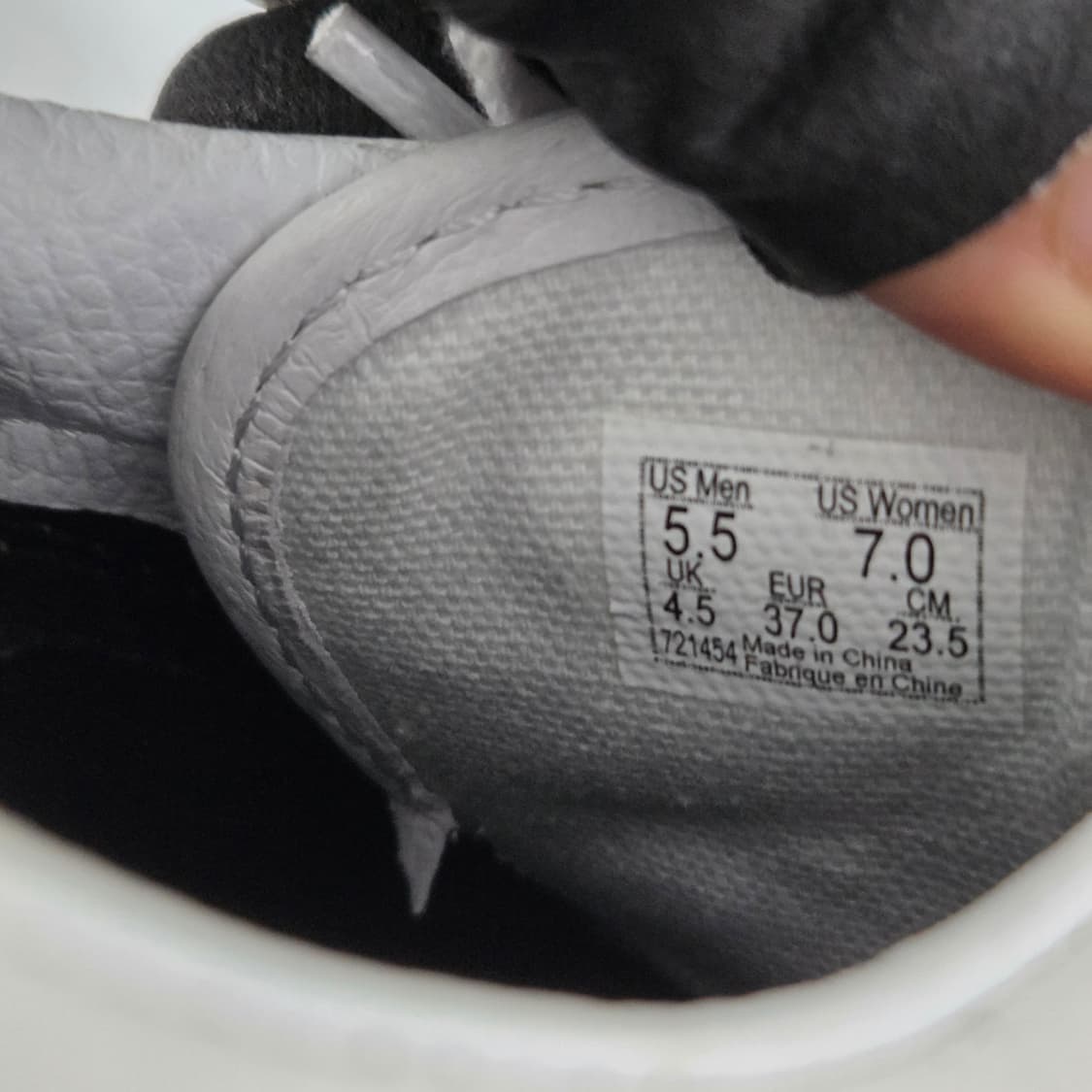 235 반스 에라 레오파드 송치가죽 트루 화이트 스니커즈 운동화 상품이미지9