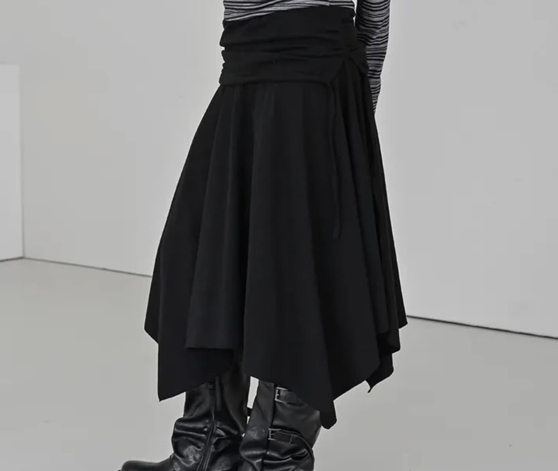 바이너리원 언발 스커트 상품이미지1