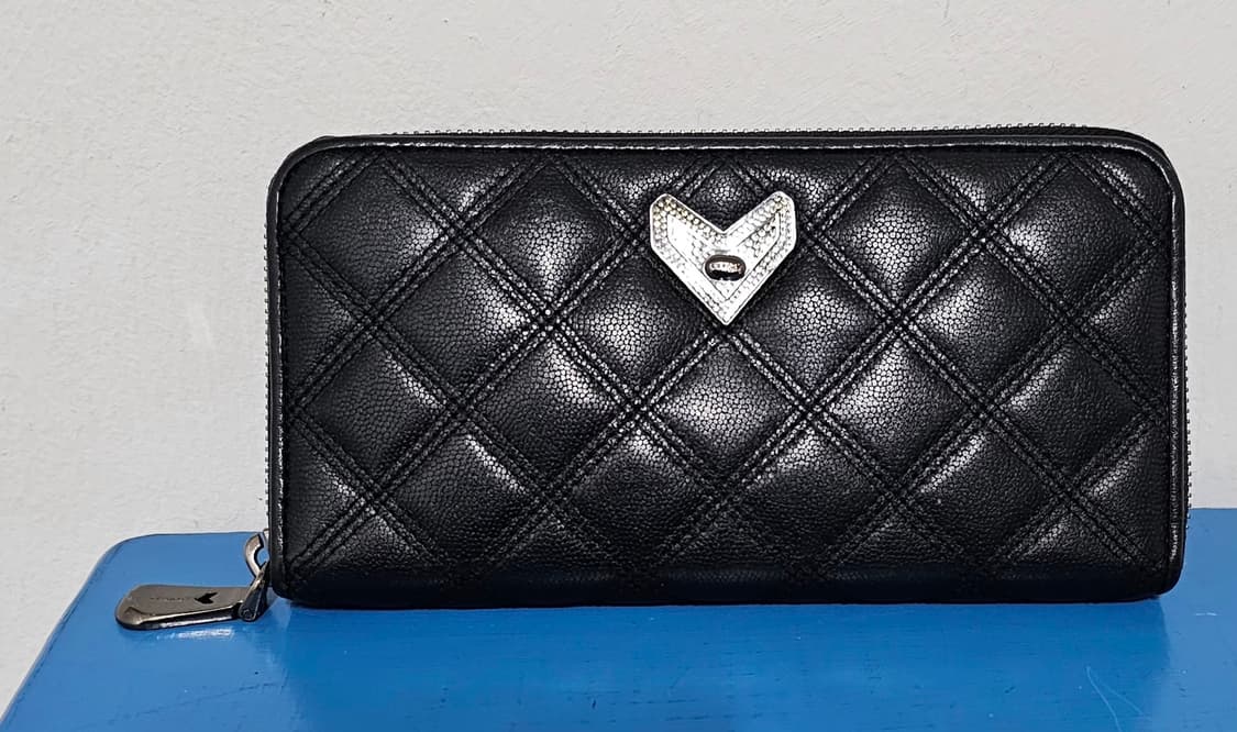 LOVCAT 양가죽 블랙 장지갑  19센티 9센티  상품이미지2