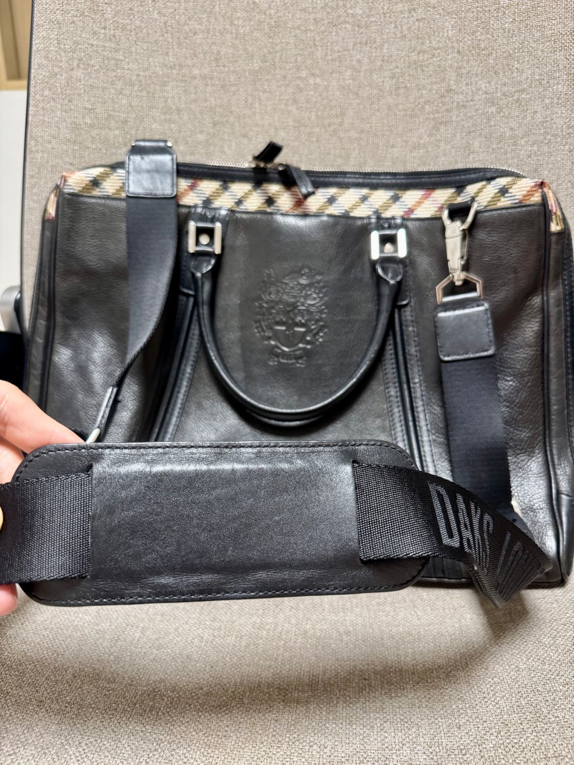 DAKS LONDON 닥스 런던 천연가죽 서류가방 비즈니스백 숄더백 겸용 상품이미지7