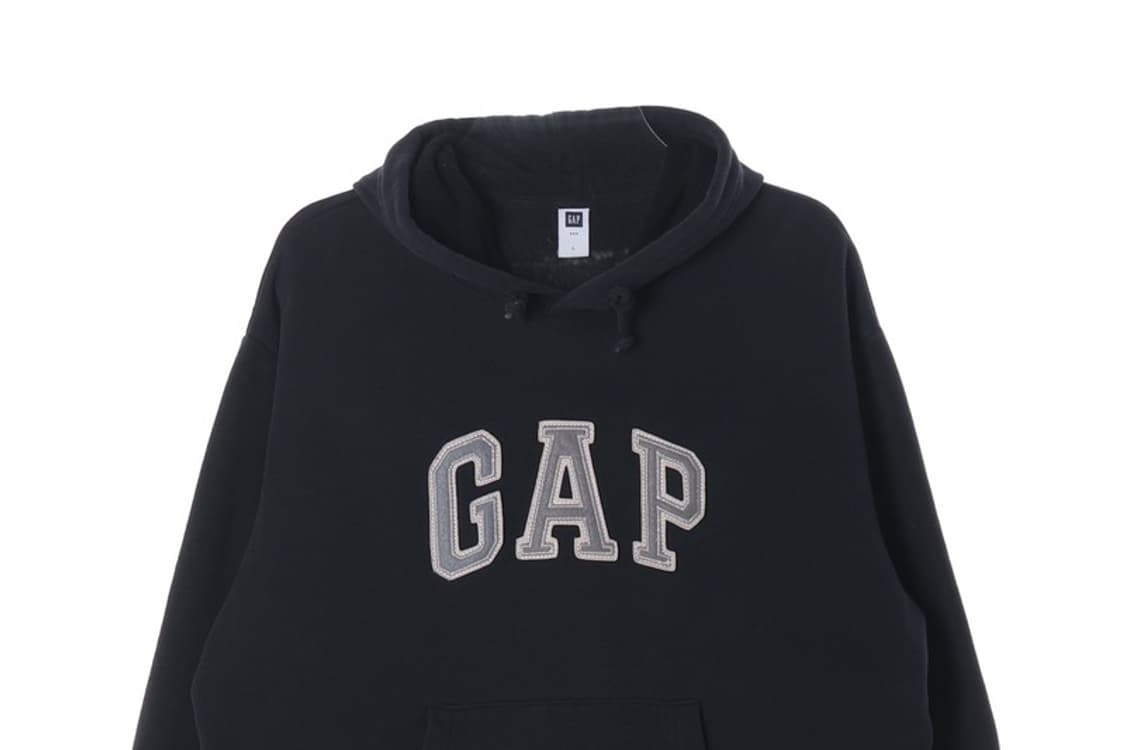 GAP 빅로고 기모 후드티 L 상품이미지3