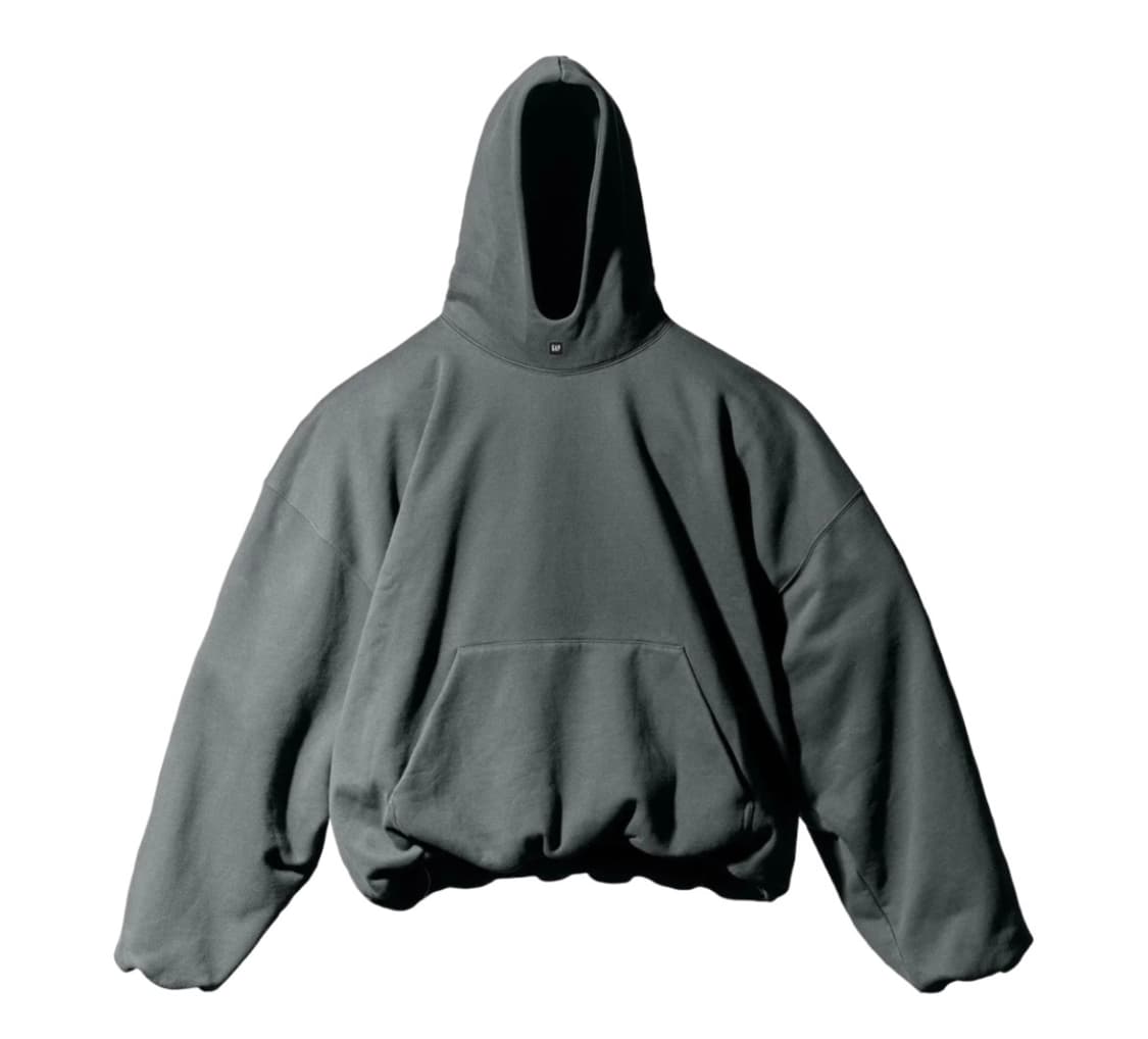 이지갭 엔지니어드 바이 발렌시아가 로고 후드 다크 그린 M 새상품 상품이미지1