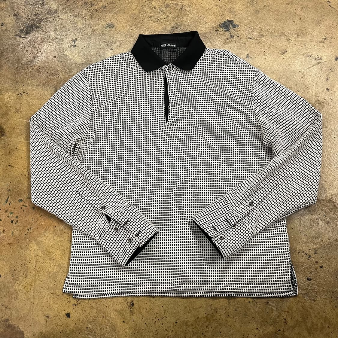 [정품/2] VOLARTE 볼란테 체크 패턴 긴팔 셔츠 b8 상품이미지2