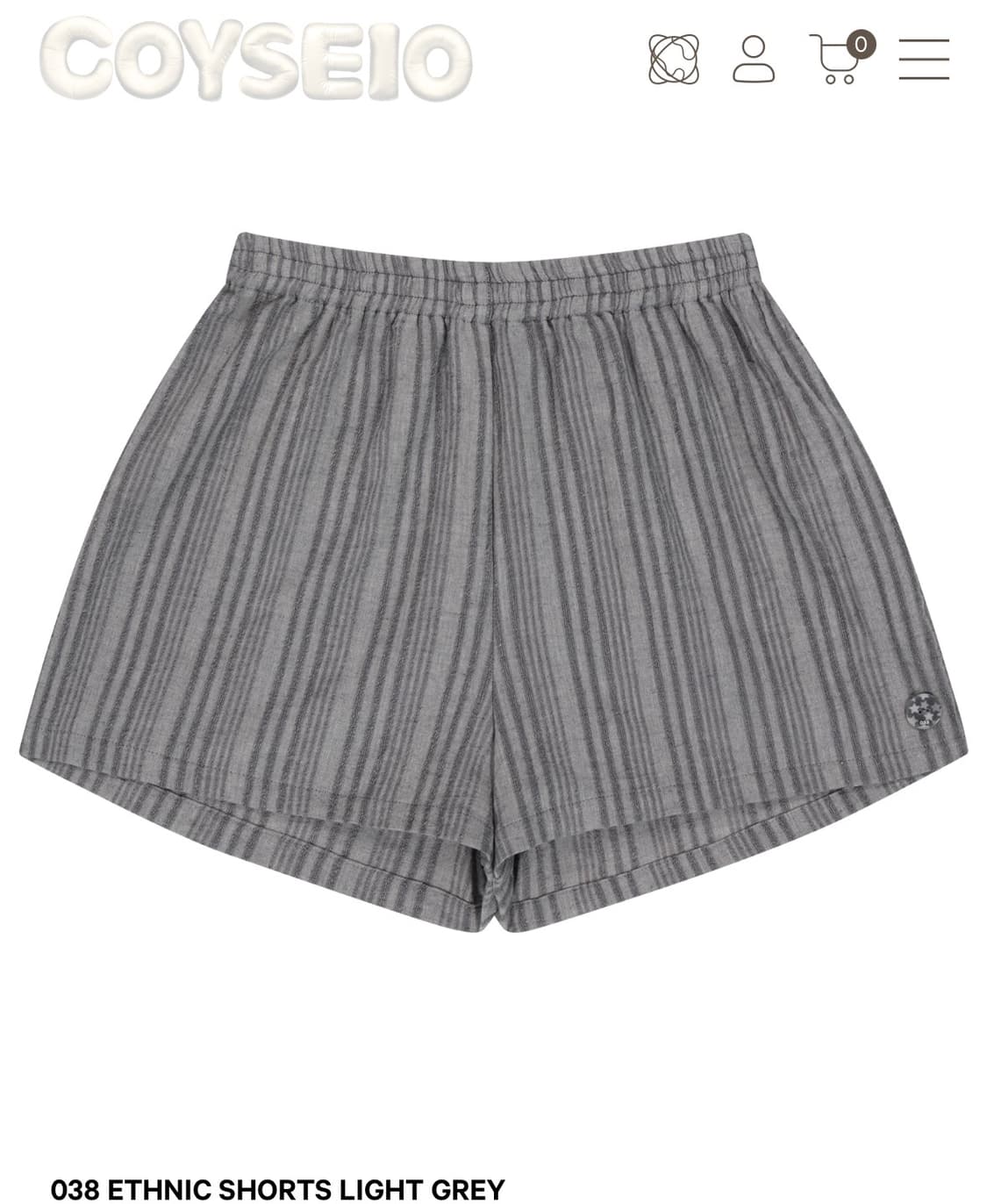 코이세이오038) 038 ETHNIC SHORTS 상품이미지1