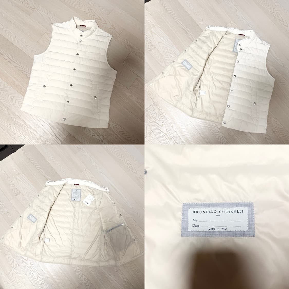 브루넬로 쿠치넬리 / 신상 구스패딩 조끼 / XL 105 이상 (새상품) 상품이미지2