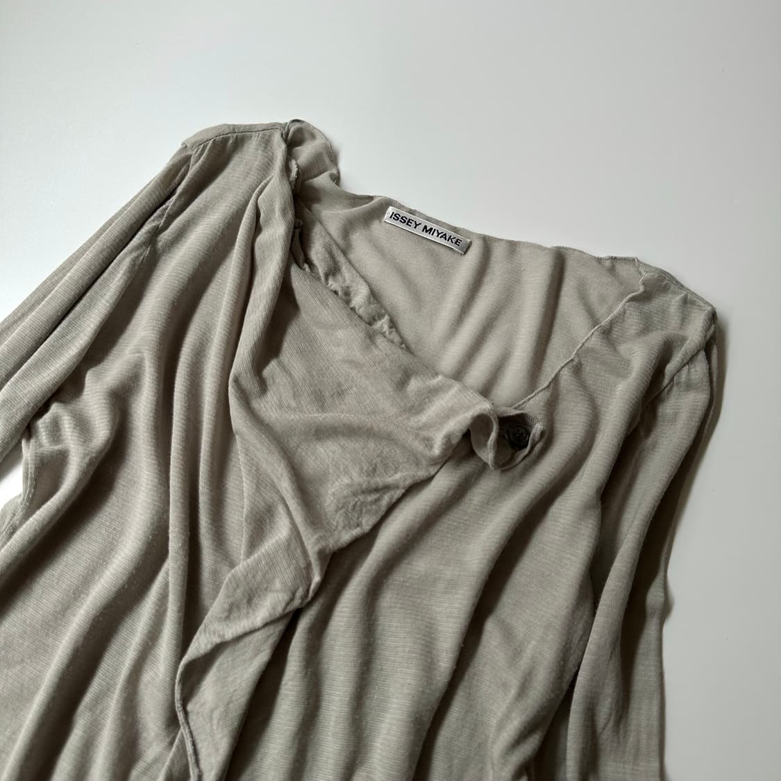 이세이미야케 issey miyake 큐프라 혼방 디테일 티셔츠 상품이미지1