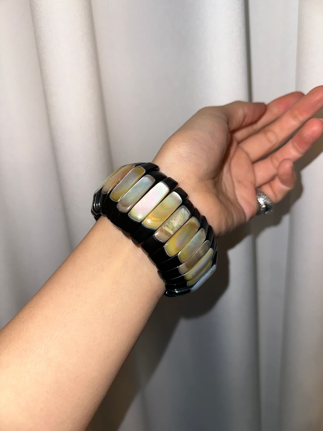 Vintage mother-of-pearl band bracelet 상품이미지1