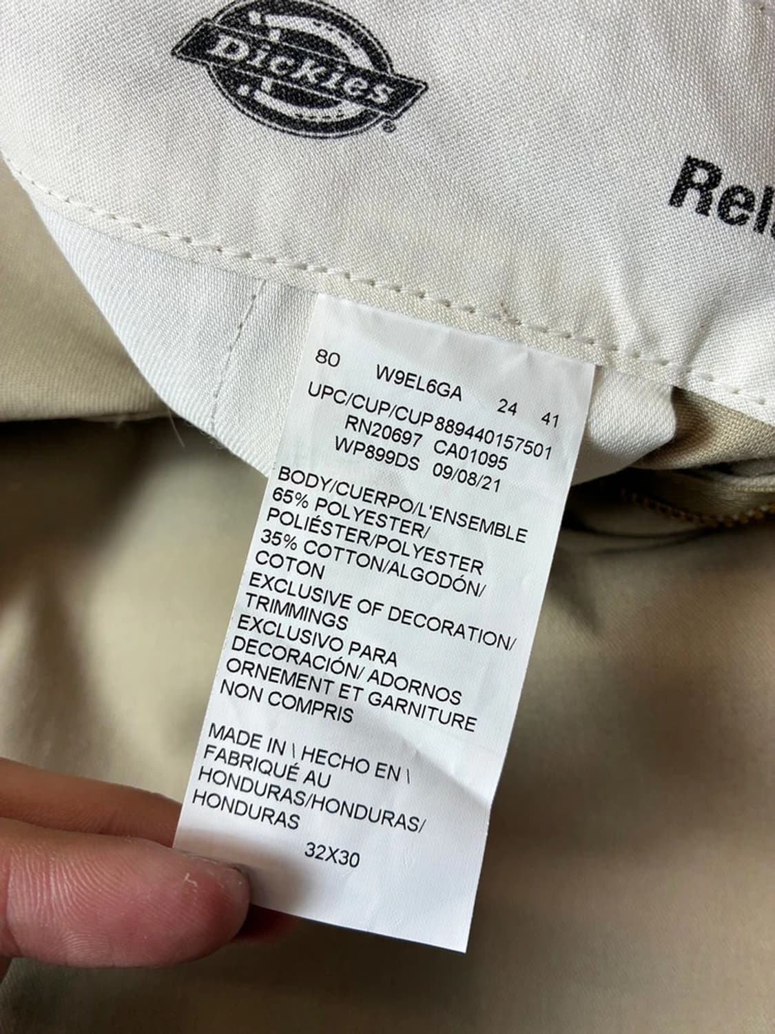 디키즈 릴렉스드 더블니 스트레이트 워크 팬츠 PN8082 상품이미지8