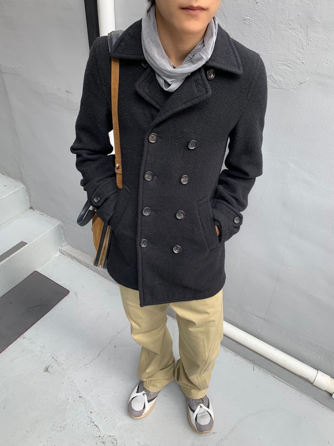 꼼데가르송 h&m 더플 코트 상품이미지2