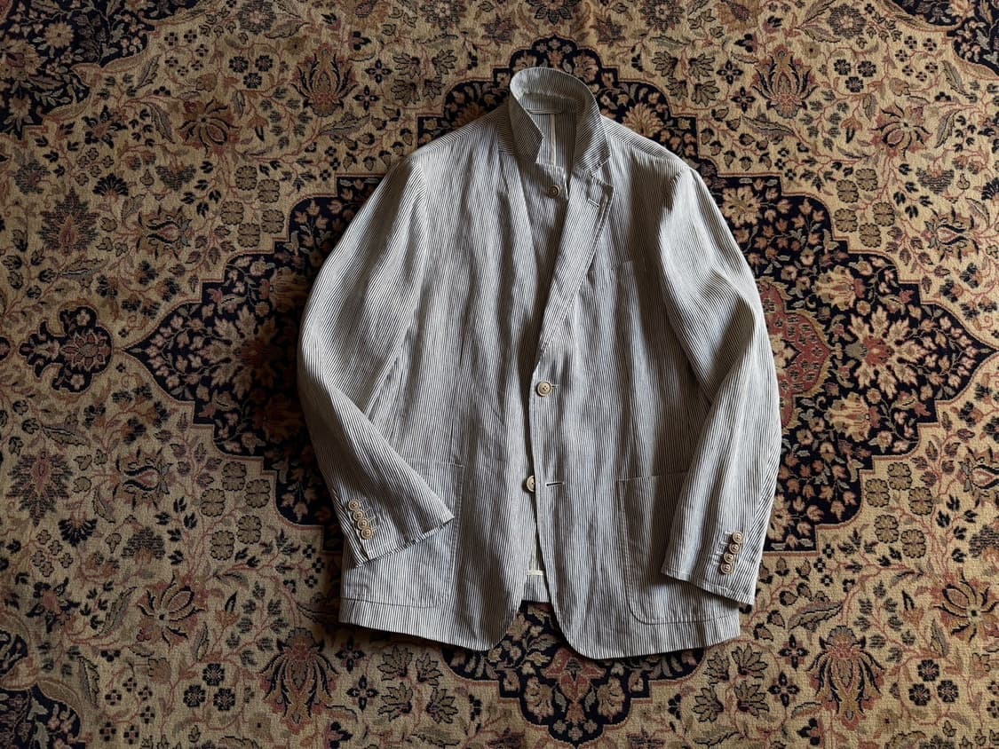 아르마니 꼴레지오니 리넨 테일러드 자켓 105 상품이미지2