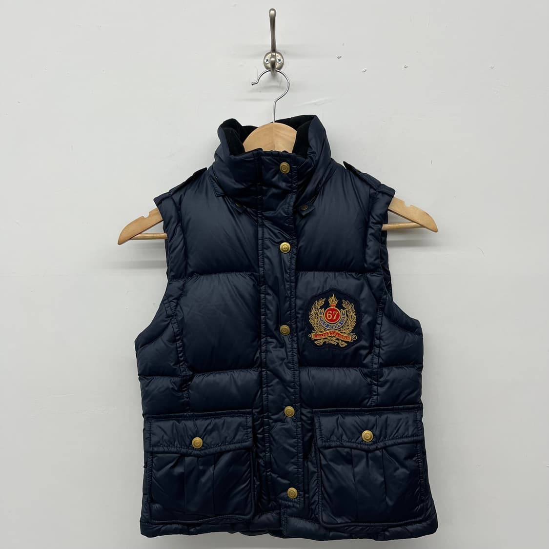폴로 랄프로렌 패딩 조끼 네이비 여xs 상품이미지1