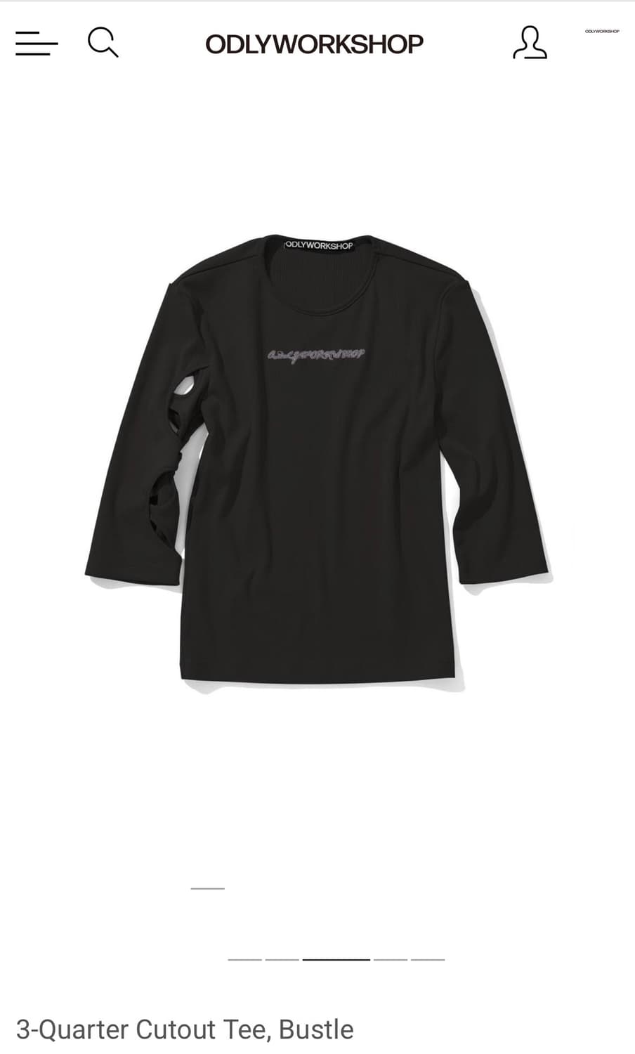 오들리워크샵 컷아웃 7부티 상품이미지3