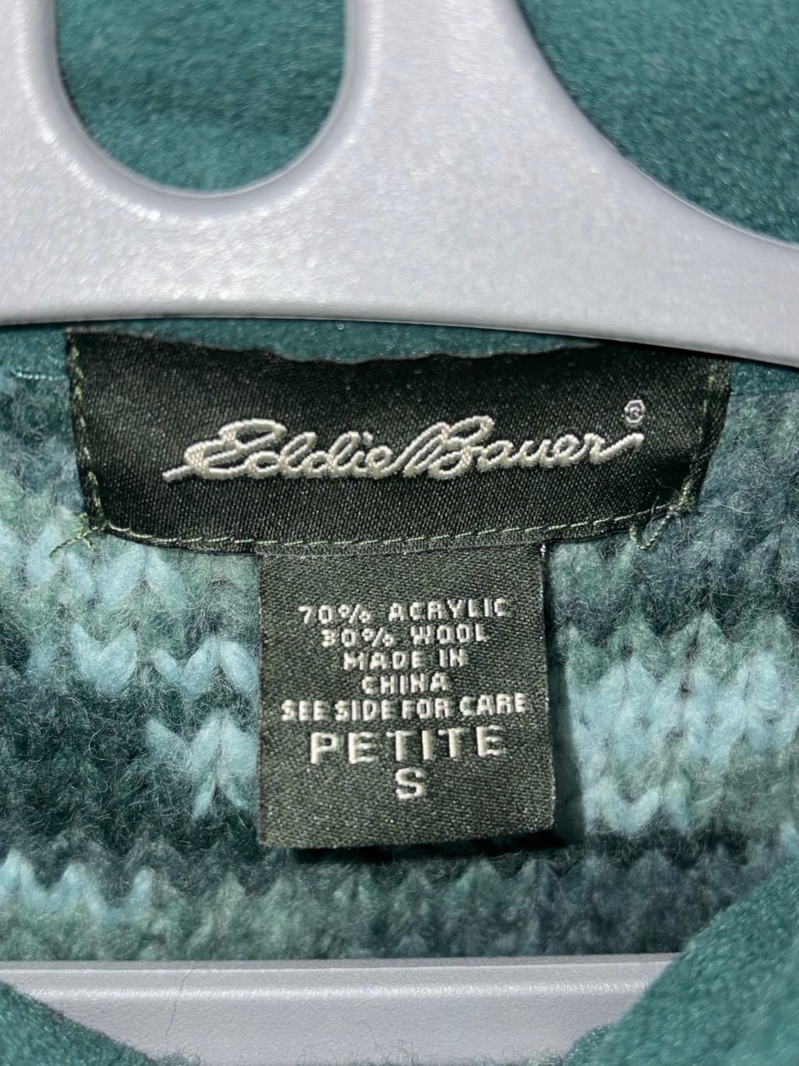 에디바우어 2000s 빈티지 니트집업 상품이미지3