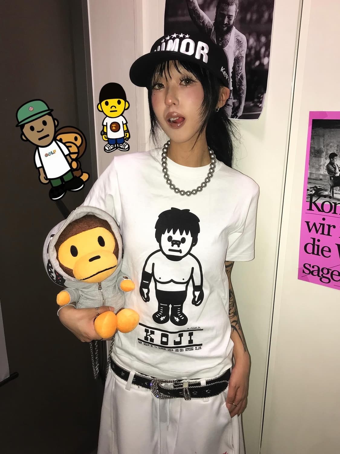 < Bape X Kojima Collaboration T-shirt > 상품이미지1